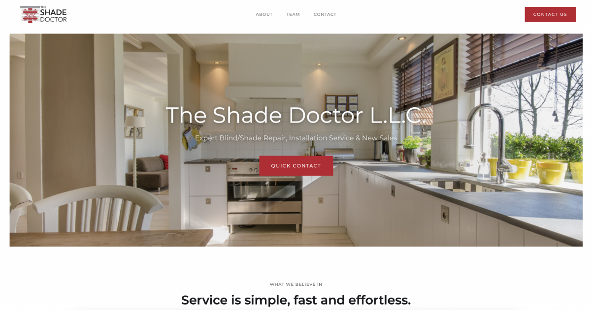 The Shade Doctor Home